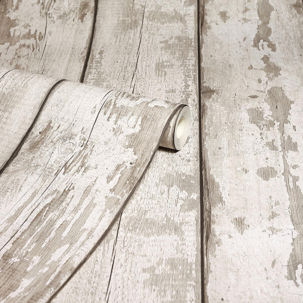 York Ambrose Cream Wood Plank Wallpaper