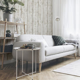 York Ambrose Cream Wood Plank Wallpaper