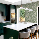 York Cecil Green Tropical Wallpaper