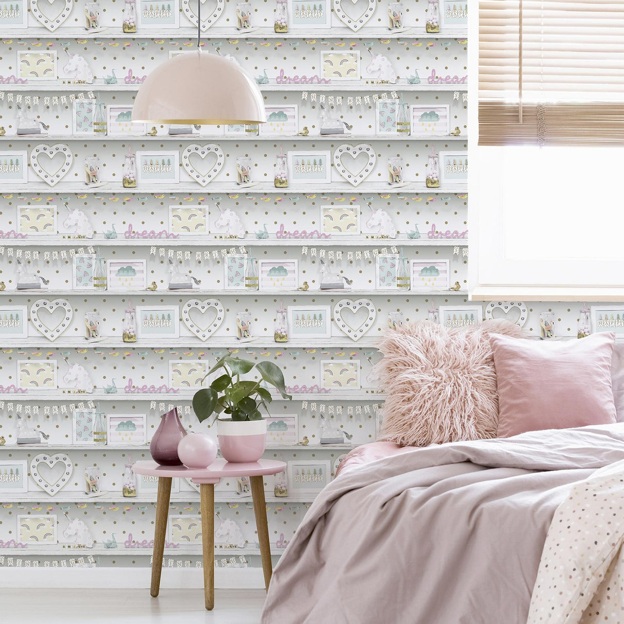 York Bonnie Multicolor Memento Wallpaper