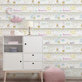 York Bonnie Multicolor Memento Wallpaper