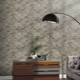 York Atticus Neutral Country Stone Wallpaper