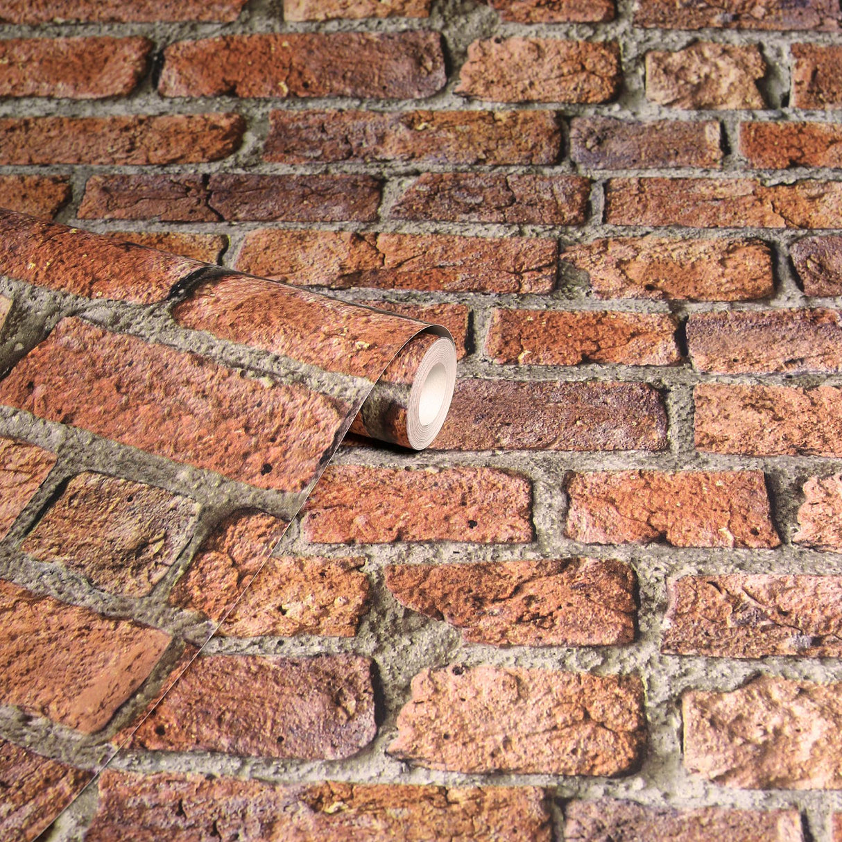 York Clifford Red Urban Brick Wallpaper
