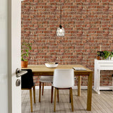 York Clifford Red Urban Brick Wallpaper