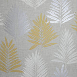 York Willis Mustard Palm Frond Wallpaper