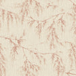 York Eugenia Rust Willow Wallpaper
