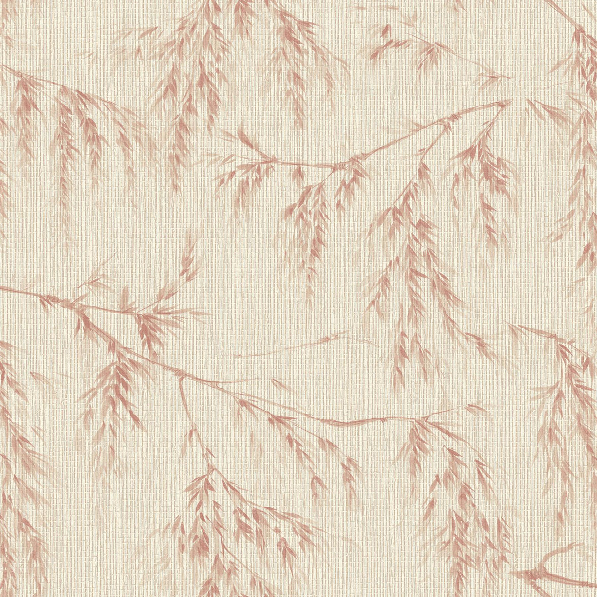 York Eugenia Rust Willow Wallpaper
