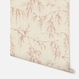 York Eugenia Rust Willow Wallpaper
