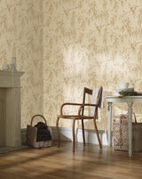 York Eugenia Rust Willow Wallpaper