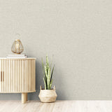 York Paulette Neutral Linen Texture Wallpaper