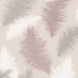 York Sussurro Pink Feathers Wallpaper