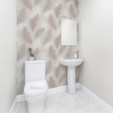 York Sussurro Pink Feathers Wallpaper