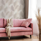 York Sussurro Pink Feathers Wallpaper