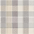 York Geraldine Grey Plaid Wallpaper