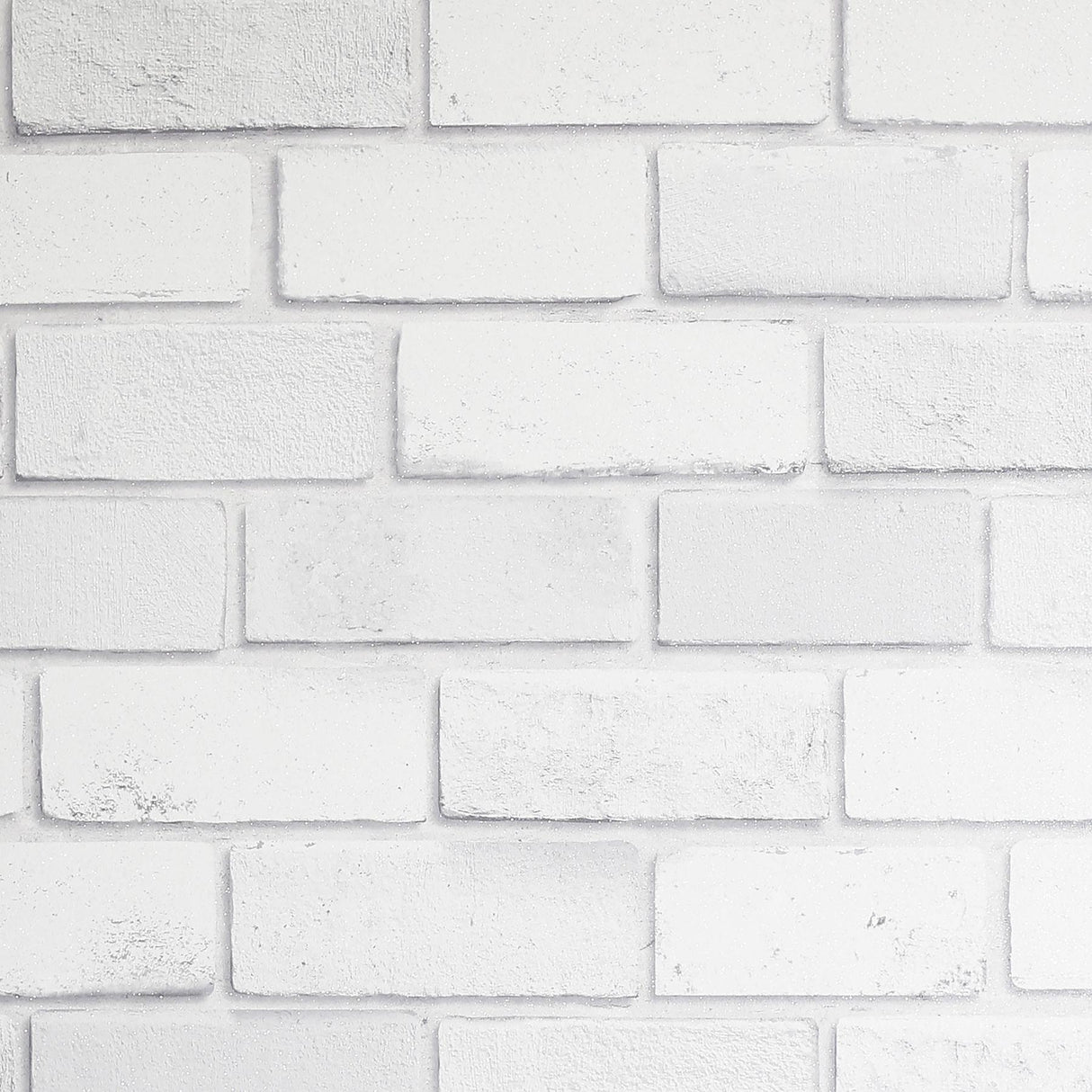 York Irving White Diamond Brick Wallpaper