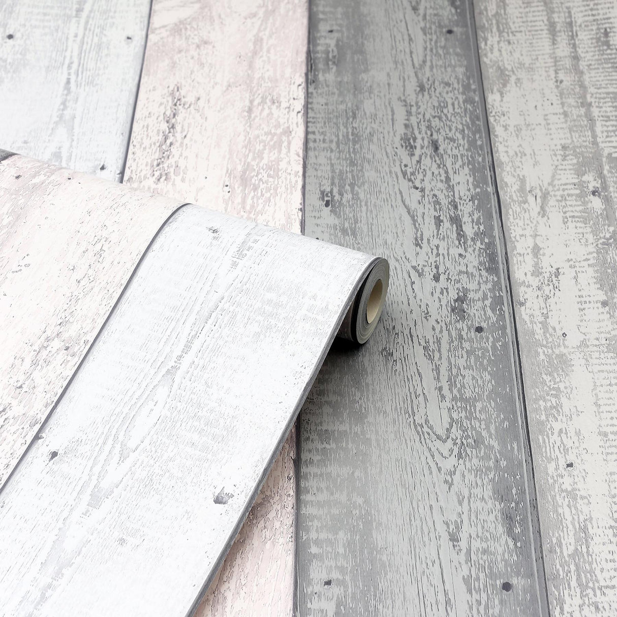 York Forrest Blush Wood Plank Wallpaper