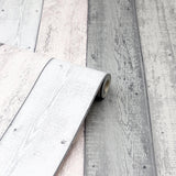 York Forrest Blush Wood Plank Wallpaper