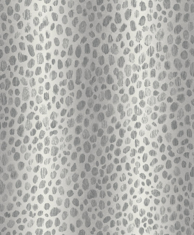 York Dora Sterling Leopard Stripe Wallpaper