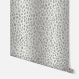 York Dora Sterling Leopard Stripe Wallpaper