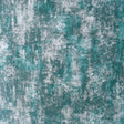 York Velour Teal Distressed Wallpaper