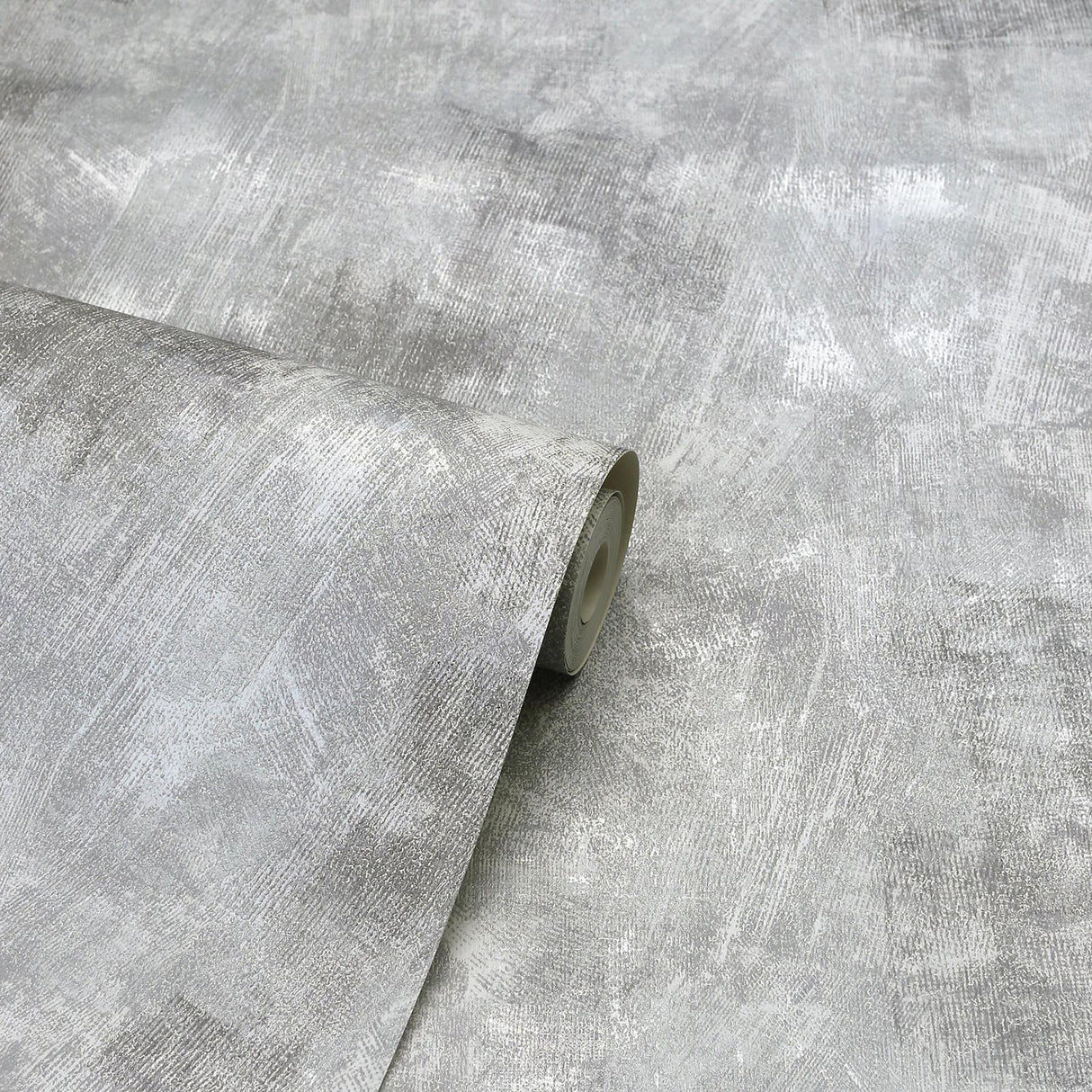York Barney Grey Brushed Strokes Wallpaper