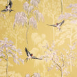 York Asuka Yellow Sparrow Forest Wallpaper