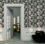 York Eliza Sea Green Palm Fronds Wallpaper
