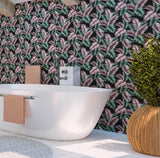 York Eliza Sea Green Palm Fronds Wallpaper