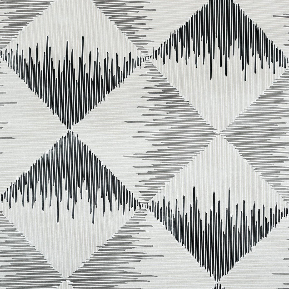 York Reuben Grey Ikat Wallpaper