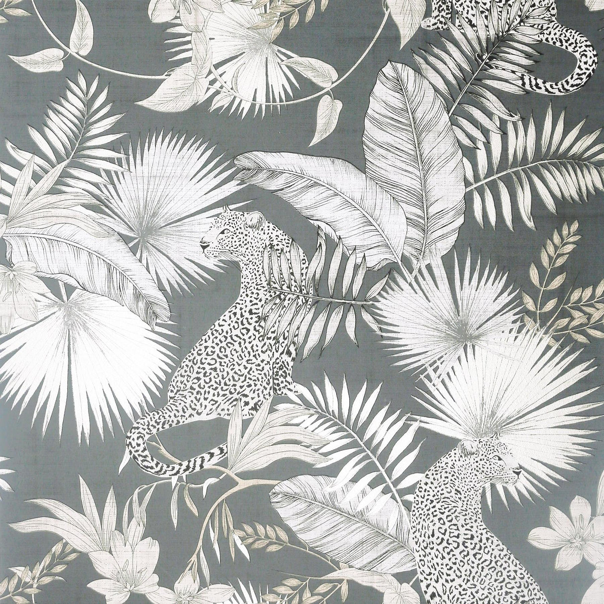 York Maude Neutral Tropical Wallpaper