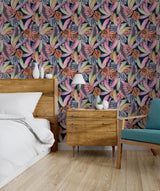 York Vivette Multicolor Hot Tropic Wallpaper