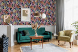 York Vivette Multicolor Hot Tropic Wallpaper