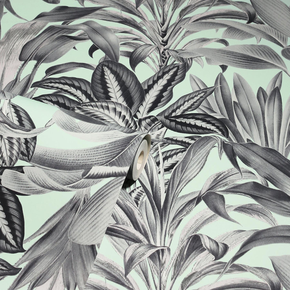 York Alice Mint Greenhouse Wallpaper