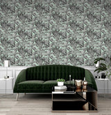 York Alice Mint Greenhouse Wallpaper