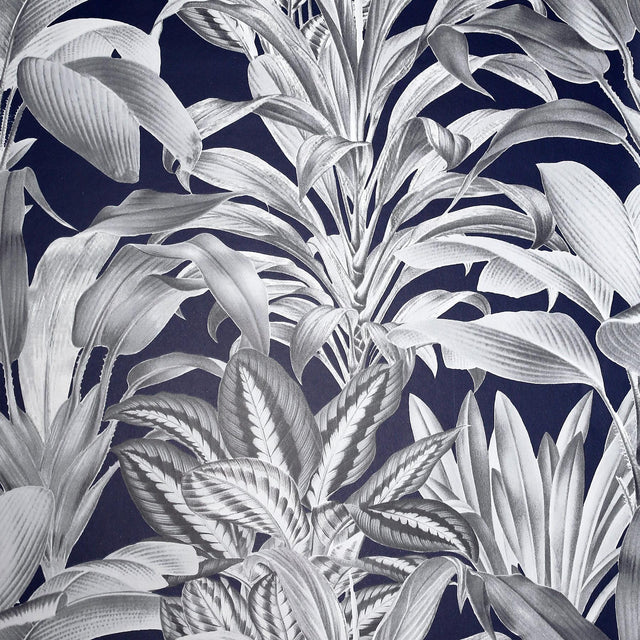 York Alice Navy Greenhouse Wallpaper