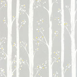 York Florence Grey Forest Wallpaper