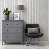 York Florence Grey Forest Wallpaper
