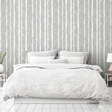 York Florence Grey Forest Wallpaper