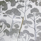 York Blanche Silver Trees Wallpaper