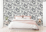 York Blanche Silver Trees Wallpaper