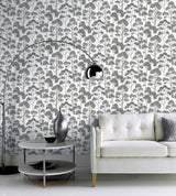 York Blanche Silver Trees Wallpaper