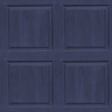 York Bellamy Navy Wooden Panel Wallpaper