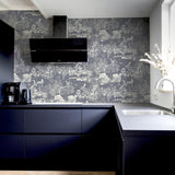 York Hattie Navy Meadow Hare Wallpaper