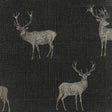 York Hank Charcoal Stag Wallpaper