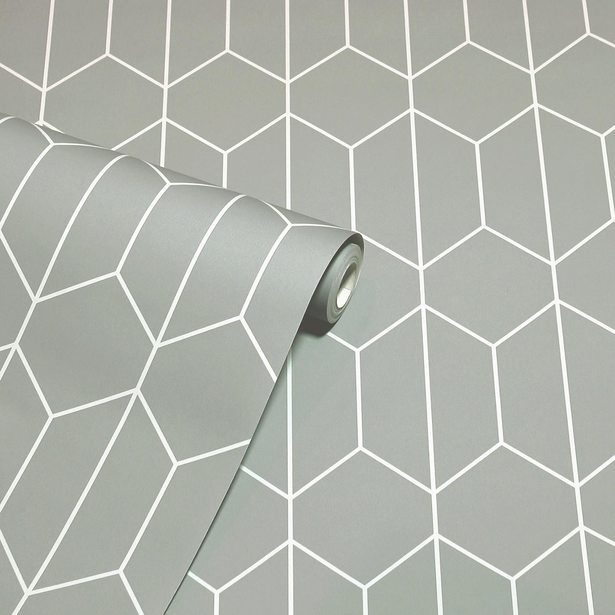 York Orson Grey Trellis Wallpaper