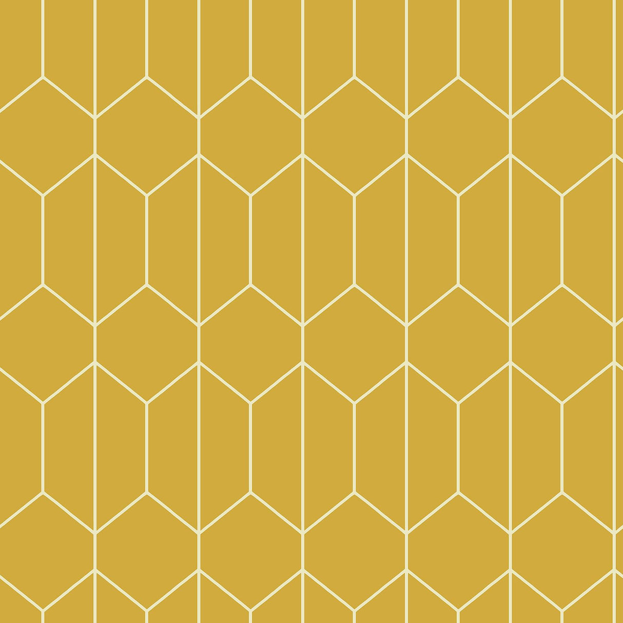 York Orson Yellow Trellis Wallpaper