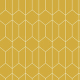 York Orson Yellow Trellis Wallpaper