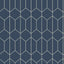 York Orson Navy Trellis Wallpaper