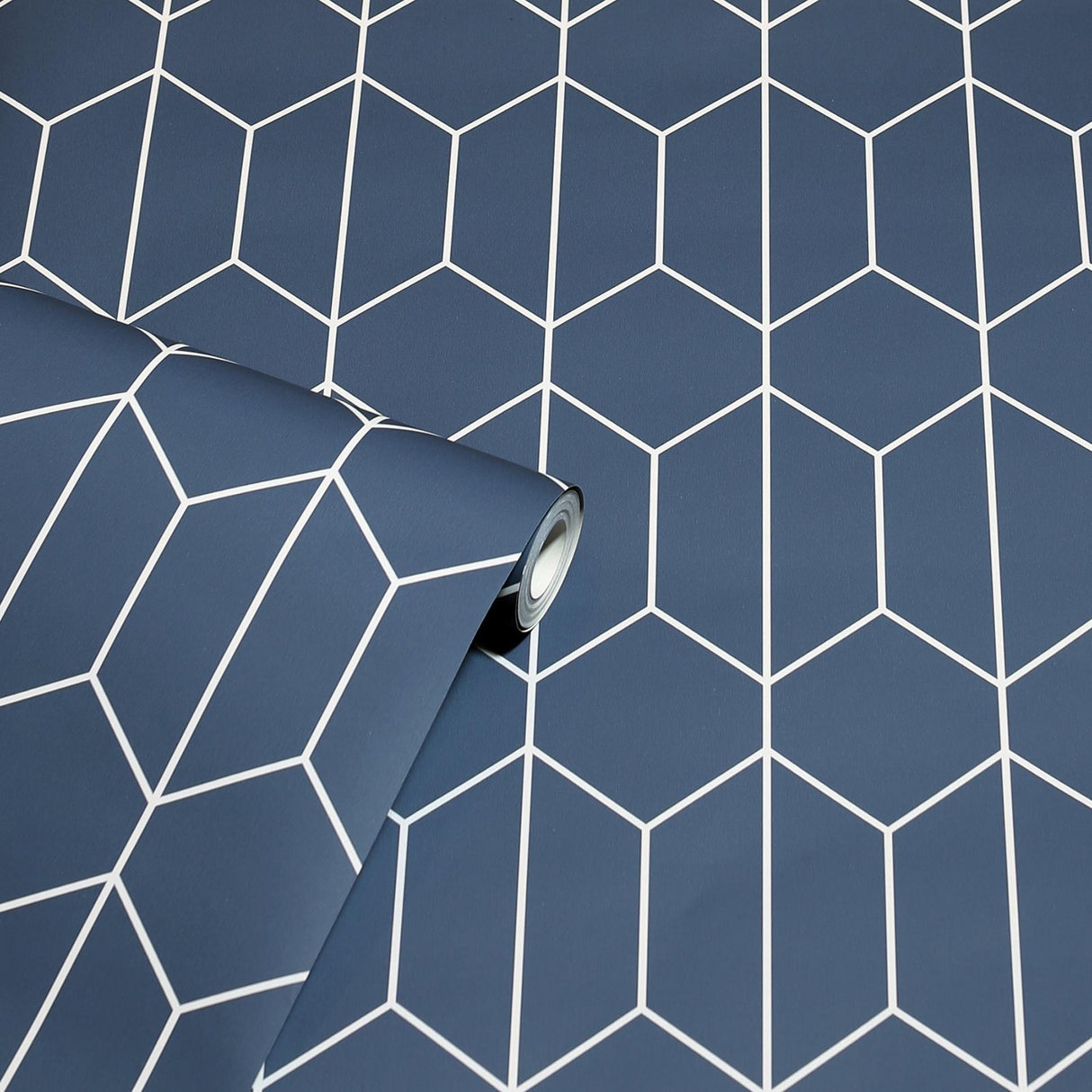 York Orson Navy Trellis Wallpaper