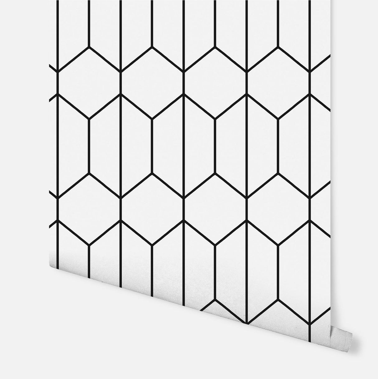 York Orson White Trellis Wallpaper
